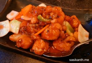 Mandarin - Battered Cauliflower with Sweet & Sour Sauce