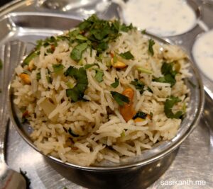 Saravana Bhavan - Harrow | Cashew Pulao